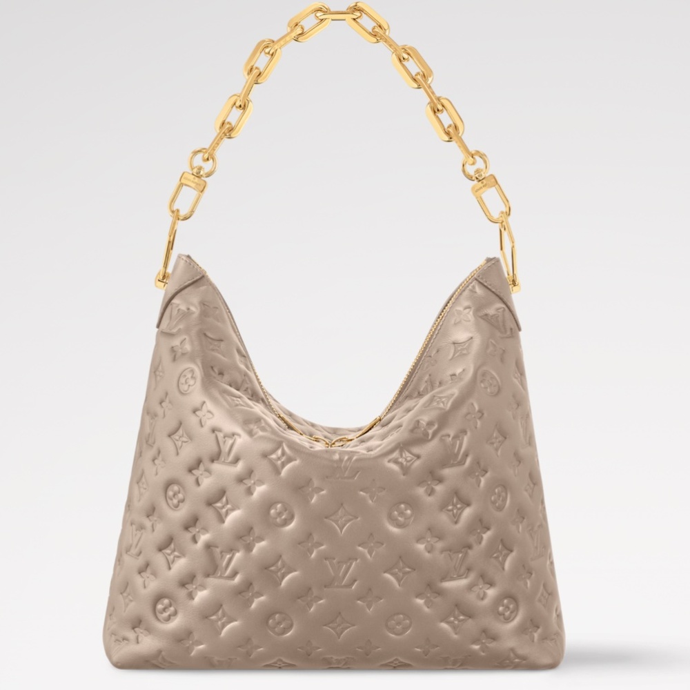 LOUIS VUITTON- Cousin Hobo MM- GALET- Purse